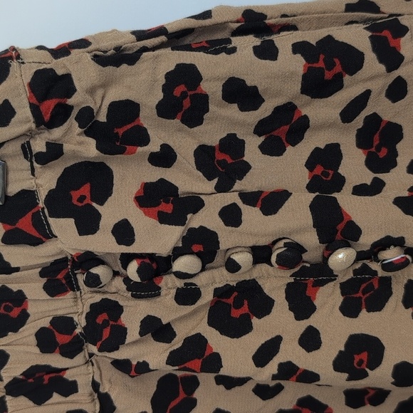 GARCIA ANIMAL PRINT MINI SKIRT SIZE MEDIUM - Picture 3 of 5